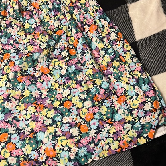GAP Floral Puffy Sleeved dress size XL - Picture 4 of 12